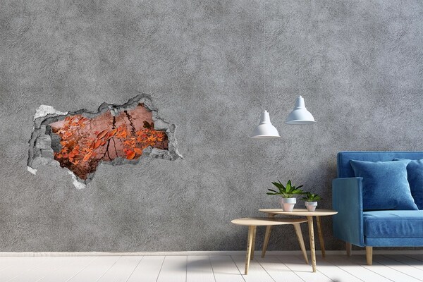 Fototapeta diera na stenu 3D Listy vody