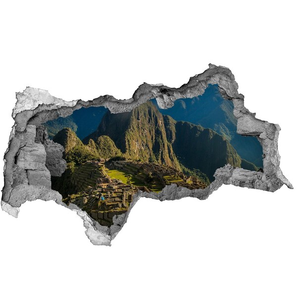 Samolepiaca diera na stenu Ruiny machu picchu