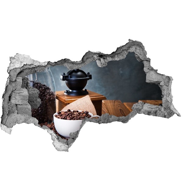 Fototapeta diera na stenu Káva v domácej kaviarni