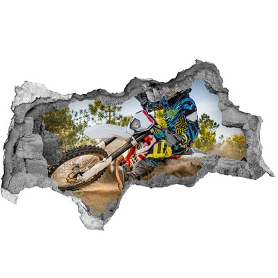 Samolepiaca nálepka betón Motocross