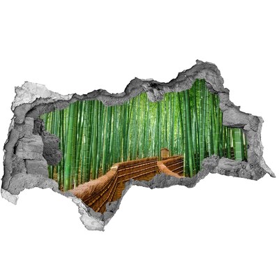 Diera 3D fototapeta na stenu nálepka Bambusové lesy