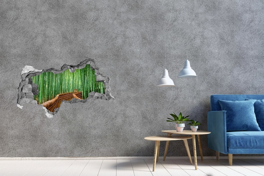 Diera 3D fototapeta na stenu nálepka Bambusové lesy