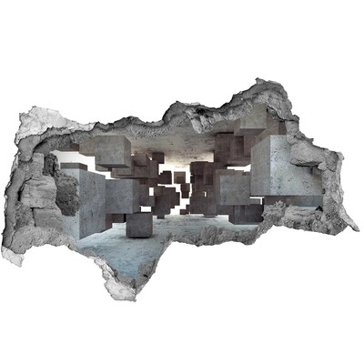 Samolepiaca nálepka betón Transparentný priestor v surrealistickom štýle