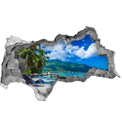 Diera 3D foto tapeta Seychelles beach
