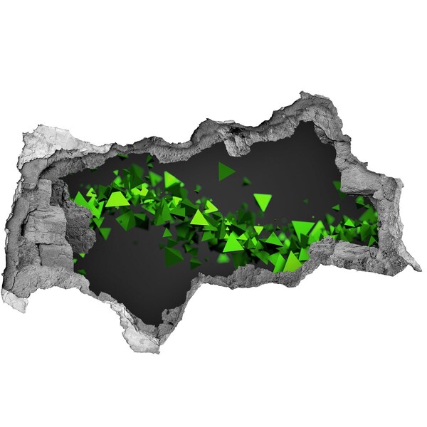 Samolepiaca diera na stenu Geometrické vlna