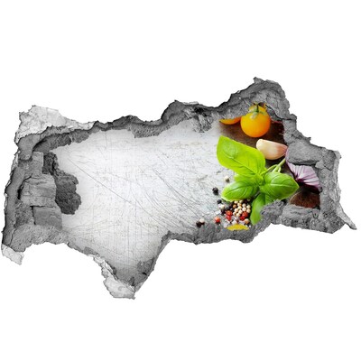 Nálepka 3D diera samolepiaca Inšpirácie do kuchyne spoza steny