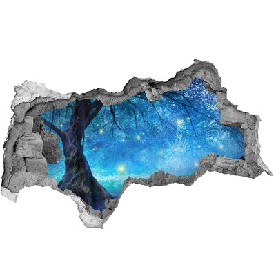 Fototapeta diera na stenu Čarovný les v mesačnom svite