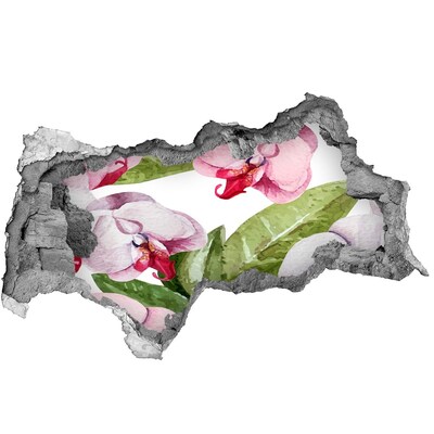 Nálepka diera na stenu Kvetinový raj za múrmi