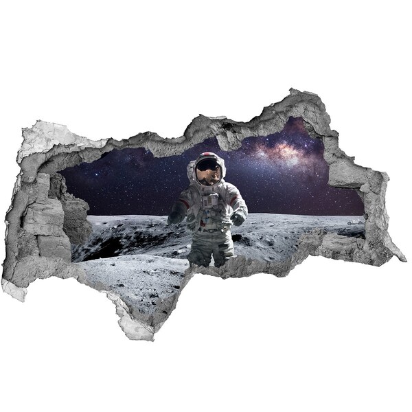 Fototapeta diera na stenu Astronaut na Mesiaci