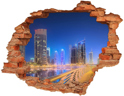 Diera 3D v stene na stenu Dubaj