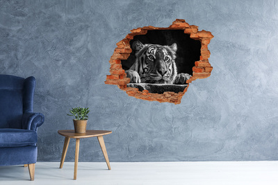 Nálepka 3D diera samolepiaca Tiger