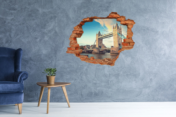 Diera 3D fototapeta na stenu nálepka Tower bridge v londýne