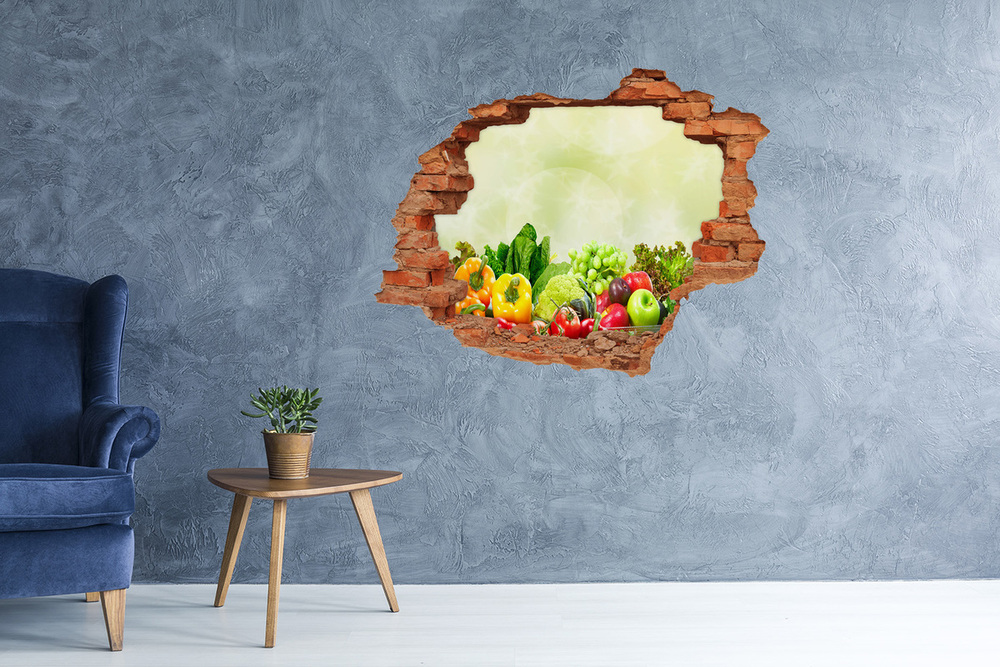Diera 3D fototapeta nálepka Zelenina