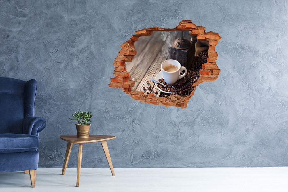 Foto fotografie diera na stenu Ranná káva