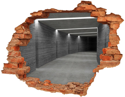 Fototapeta diera na stenu 3D Betón tunel