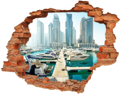 Diera 3D fototapeta nálepka Marina v dubaji
