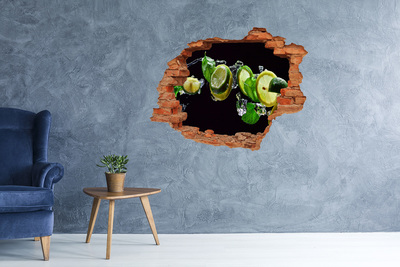 Samolepiaca diera na stenu Citrónová dávka sviežosti