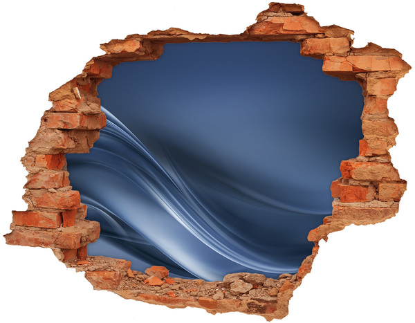 Samolepiaca nálepka Diera v stene s výhľadom na oblohu