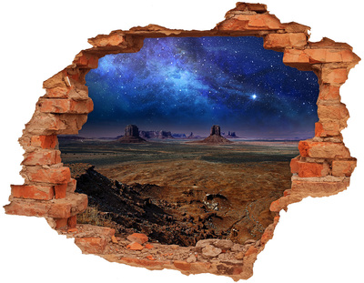 Fototapeta diera na stenu Vesmírna krajina v Monument Valley
