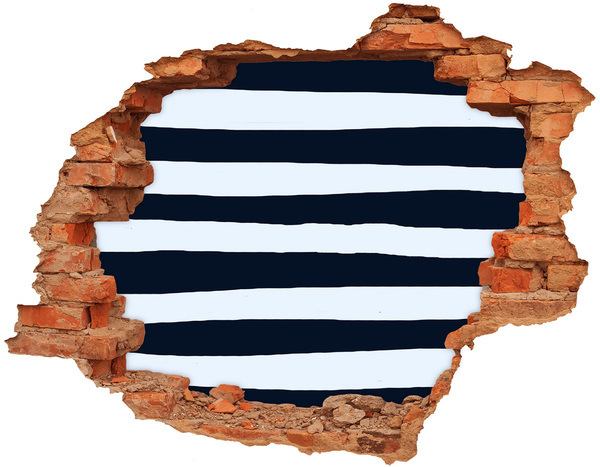 Nálepka 3D diera samolepiaca Prielom do hlbín mora