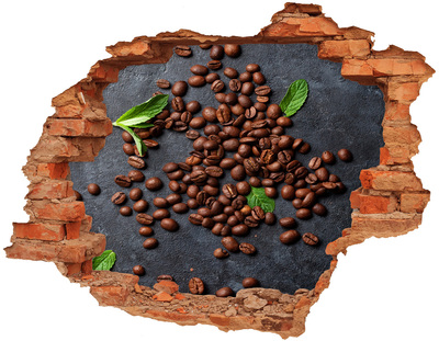 Samolepiaca diera na stenu Kávové zrná