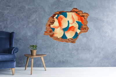 Diera 3D fototapeta na stenu Ovocný raj za múrom