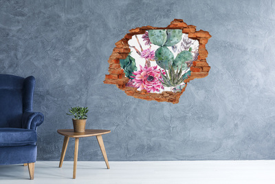 Fototapeta diera na stenu 3D Kaktusy