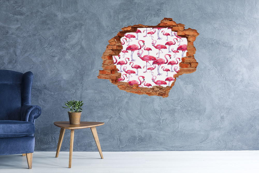 Diera 3D fototapeta na stenu Flamingos