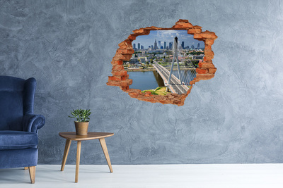 Samolepiaca nálepka fototapeta Most vo Varšave