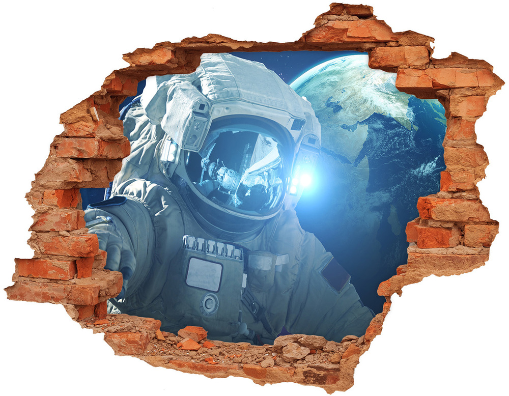 Fototapeta diera na stenu Kozmonaut