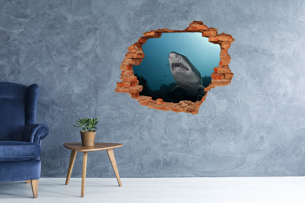 Fototapeta diera na stenu Veľký žralok