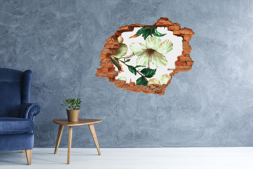 Diera 3D fototapeta na stenu Kvety ibišteka
