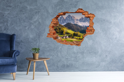 Diera 3D foto tapeta nálepka Panoráma hôr