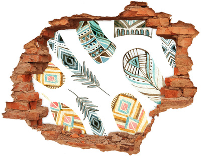 Fototapeta diera na stenu Exotické vzory dier v stene