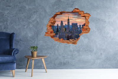 Diera 3D v stene na stenu Manhattan new york city