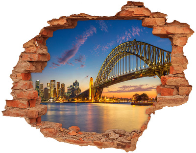 Fototapeta diera na stenu 3D Sydney panorama