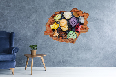 Nálepka fototapeta 3D na stenu Ľadové šialenstvo