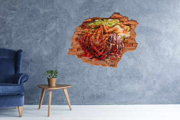 Samolepiaca diera na stenu Ponorený svet farieb