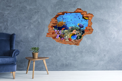 Nálepka 3D diera samolepiaca Koralový útes