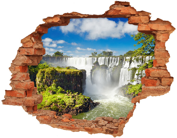 Diera 3D foto tapeta nálepka Vodopády Iguazu