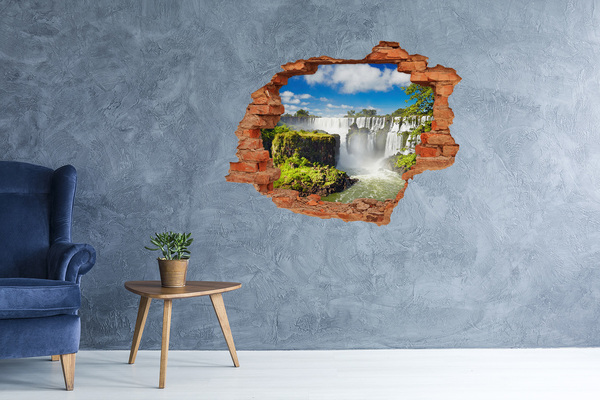 Diera 3D foto tapeta nálepka Vodopády Iguazu
