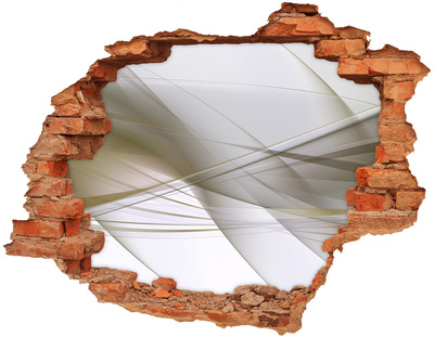 Nálepka 3D diera na stenu Moderný priestor v betóne