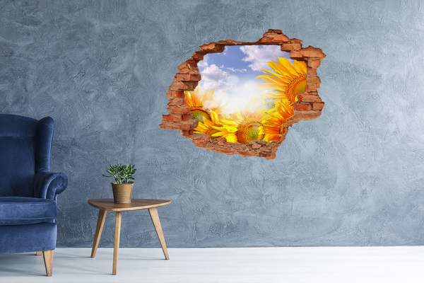 Diera 3D fototapeta nástenná Slnečnice na slnku