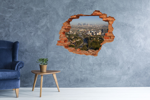 Nálepka 3D diera Los angeles