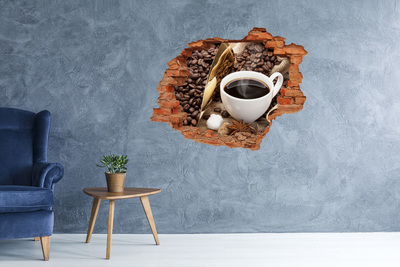Diera 3D fototapeta nálepka Šálka kávy