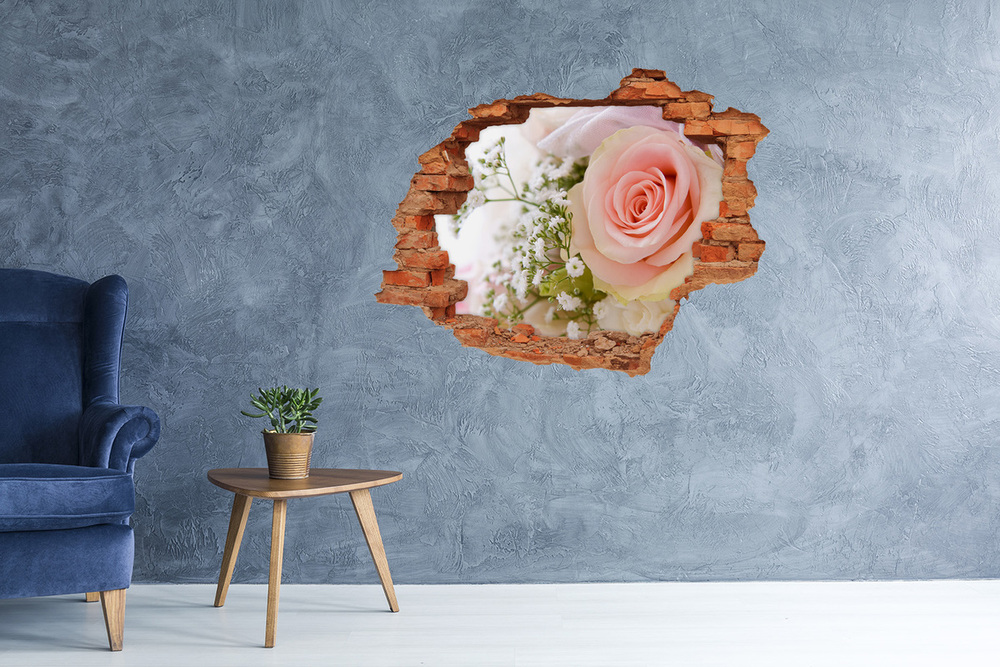 Fotoobraz diera na stenu Kytica kvetov