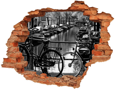 Nálepka fototapeta 3D na stenu Cyklistický kanál