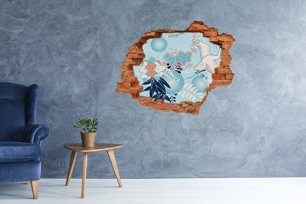 Diera 3D v stene na stenu Podvodný svet koralov