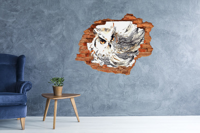 Diera 3D fototapeta nálepka Sova
