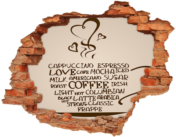 Fototapeta diera na stenu 3D Kávová oáza